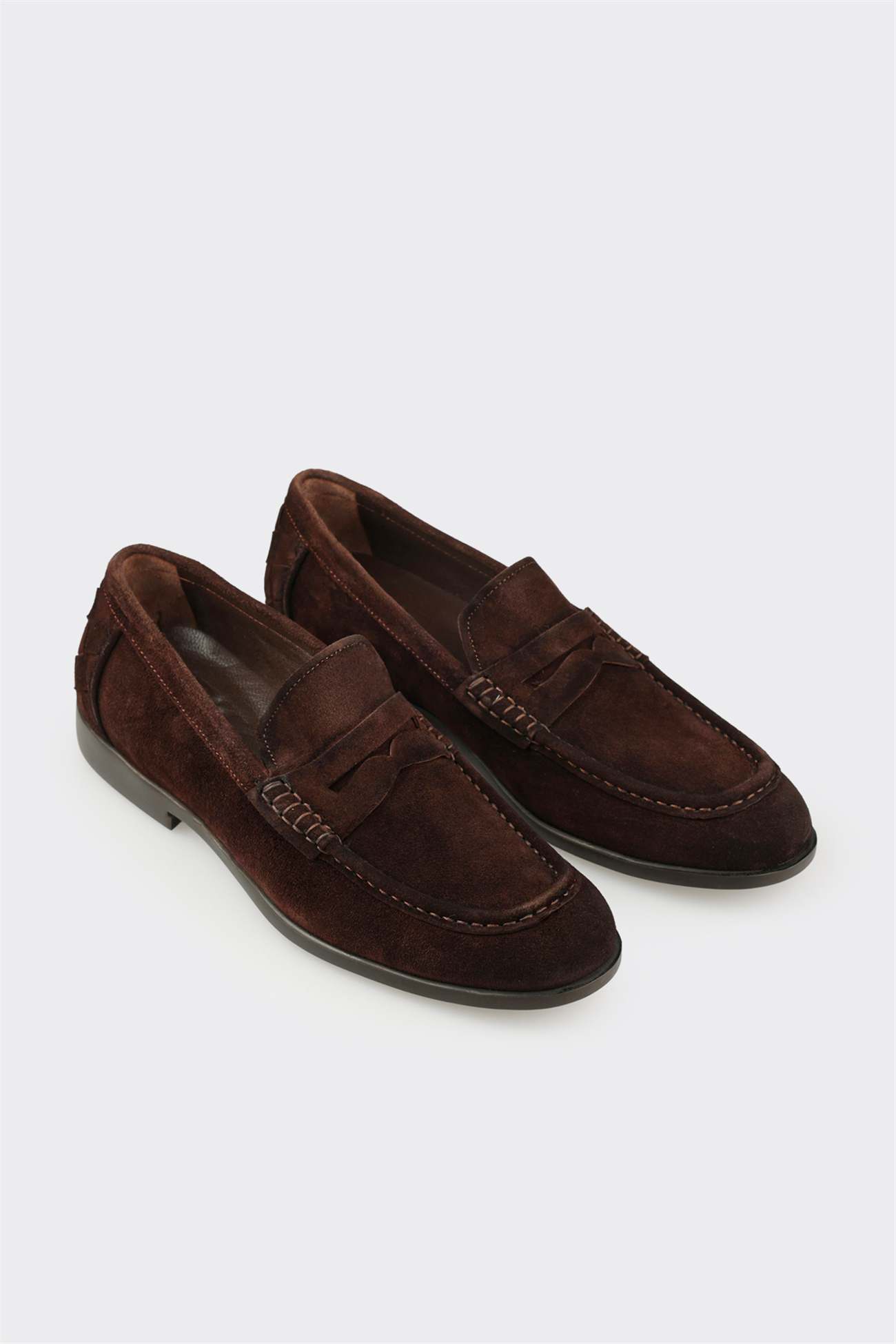 Brown Leather Men's Classic Shoe