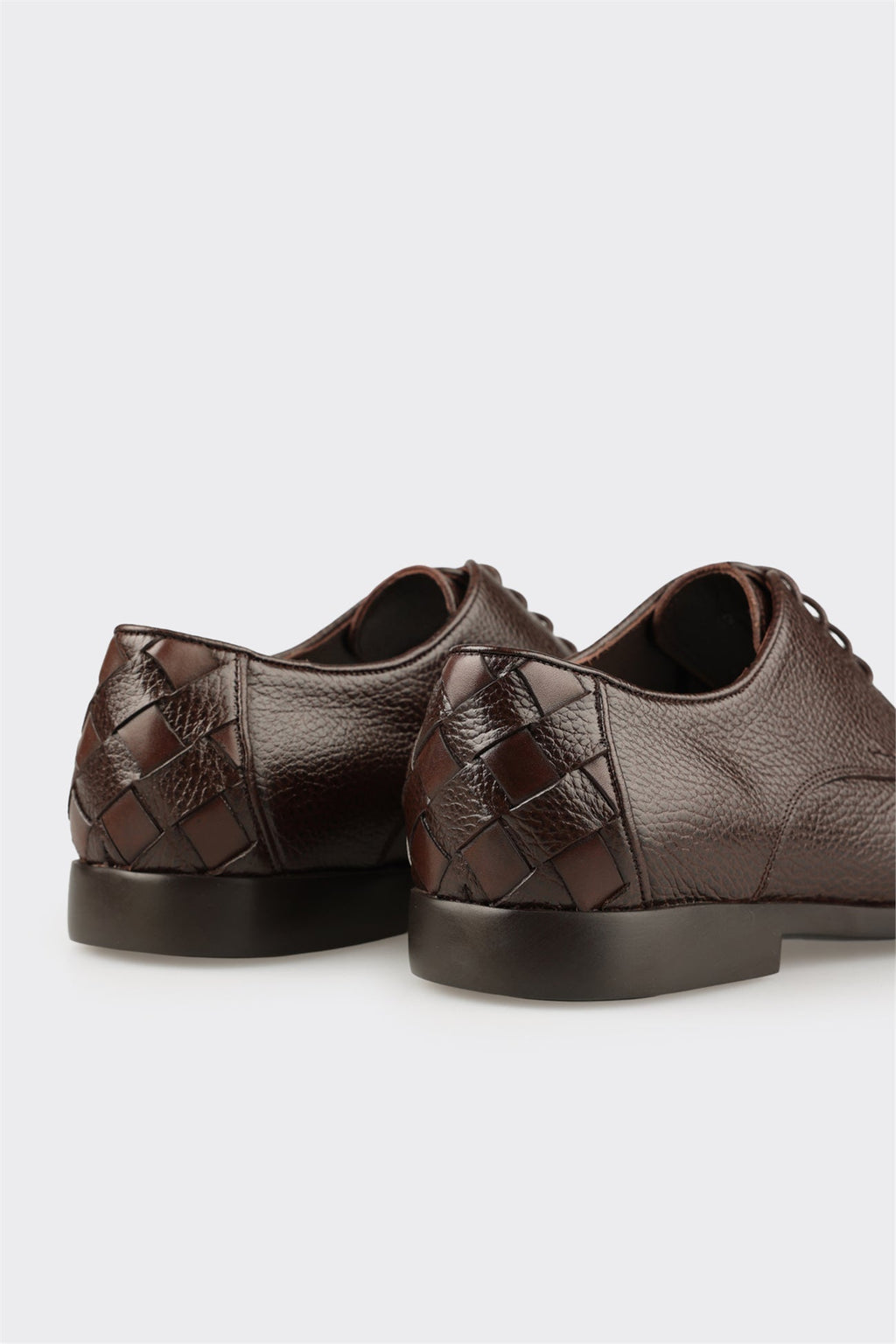 Brown Leather Men's Classic Shoe