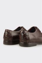 Brown Leather Men's Classic Shoe