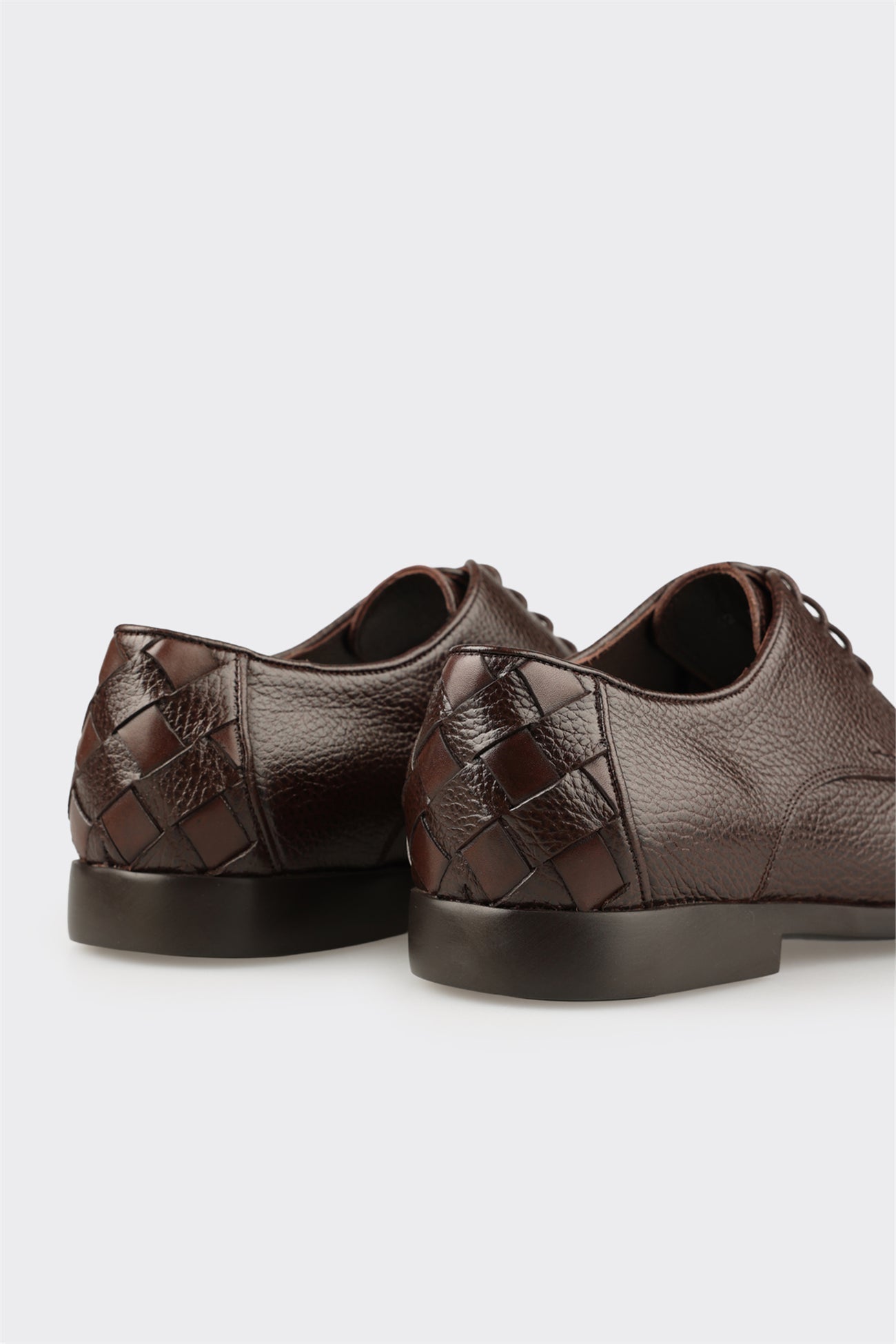 Brown Leather Men's Classic Shoe