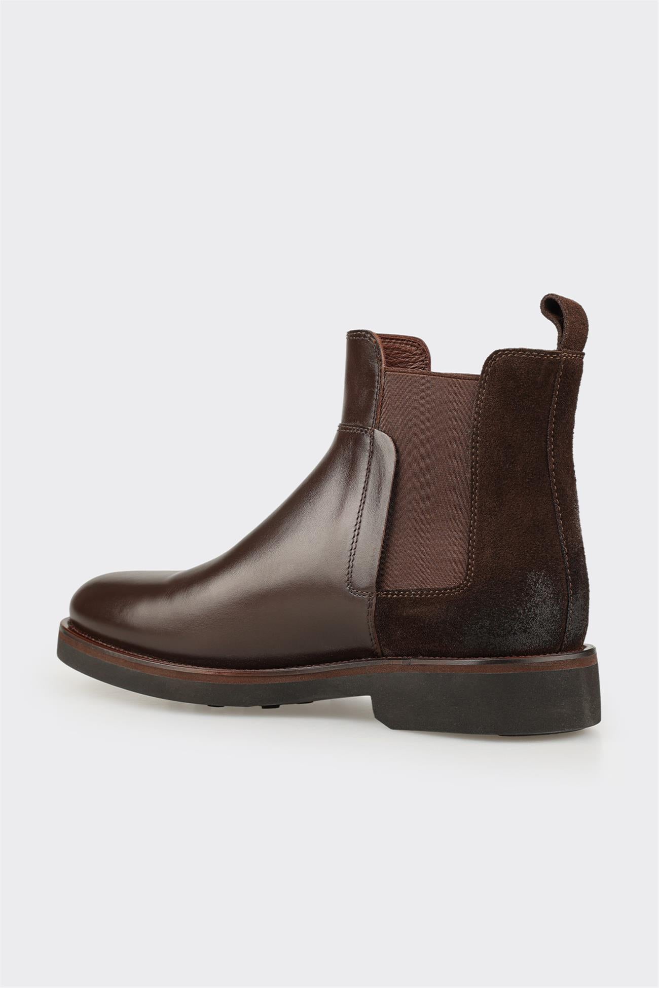Brown Leather Men's Classic Boot