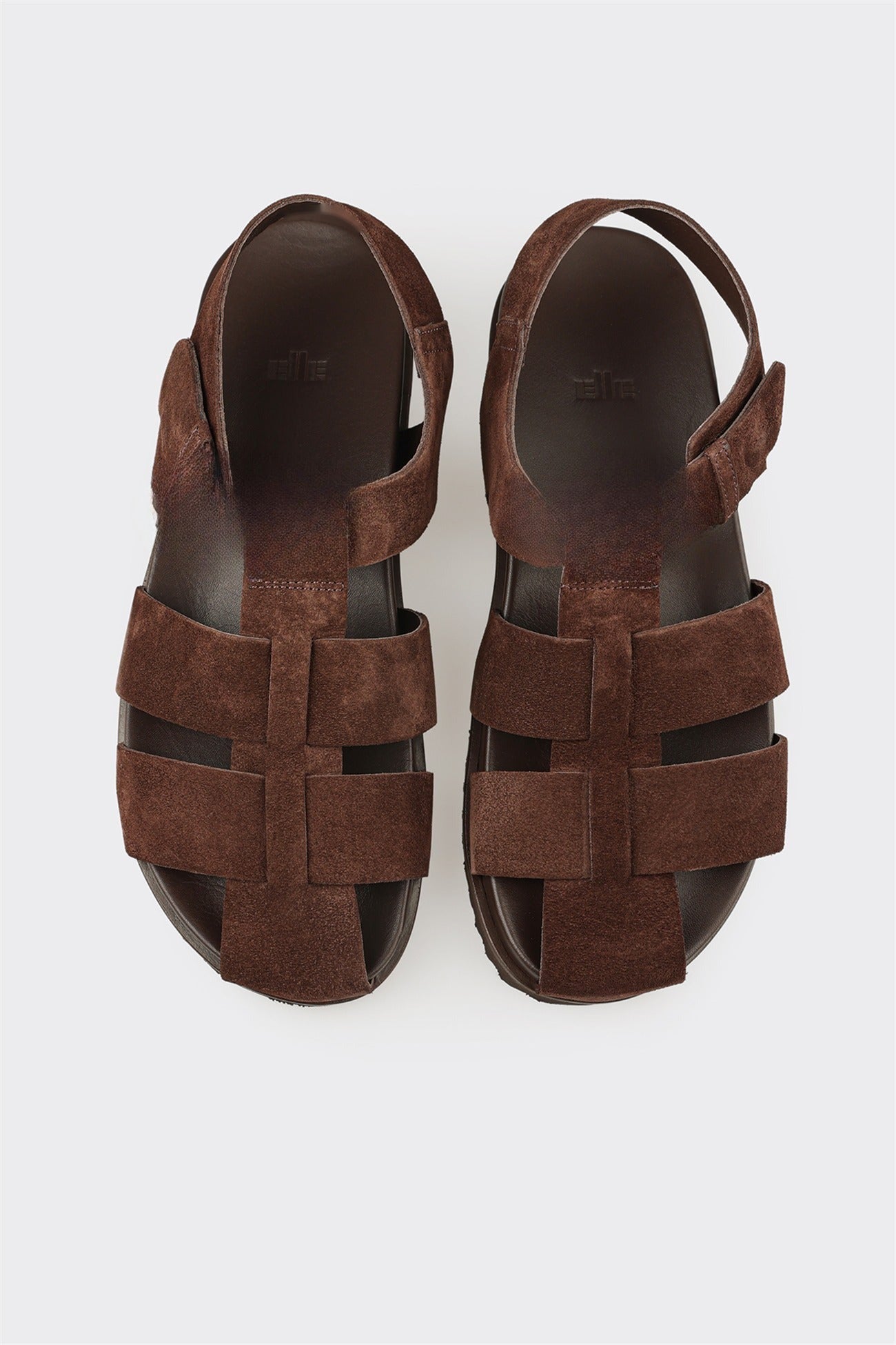 Brown Leather Men's Sandal
