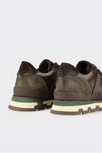 Brown Leather Men's Sneaker