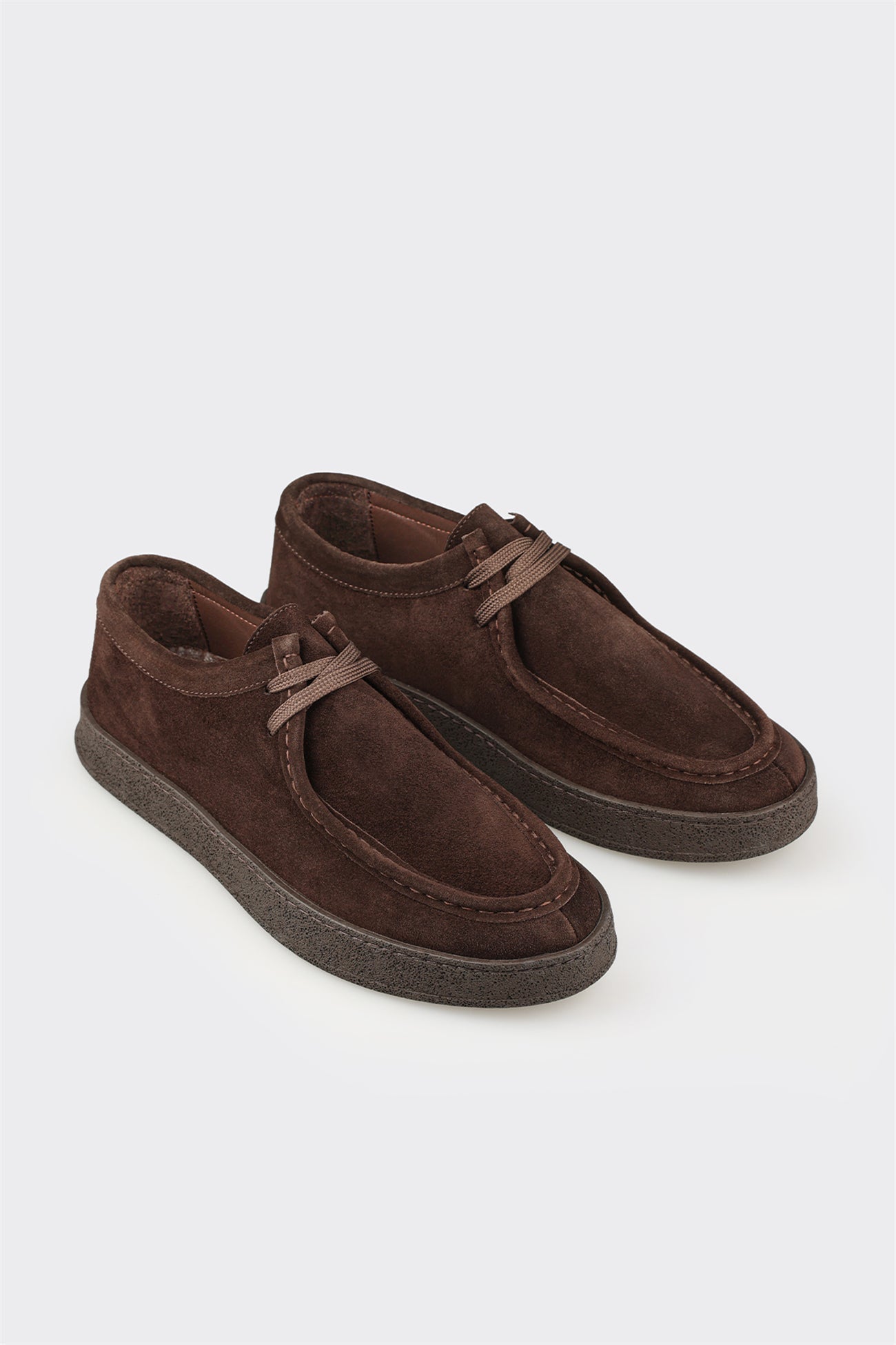 Brown Leather Men's Sneaker