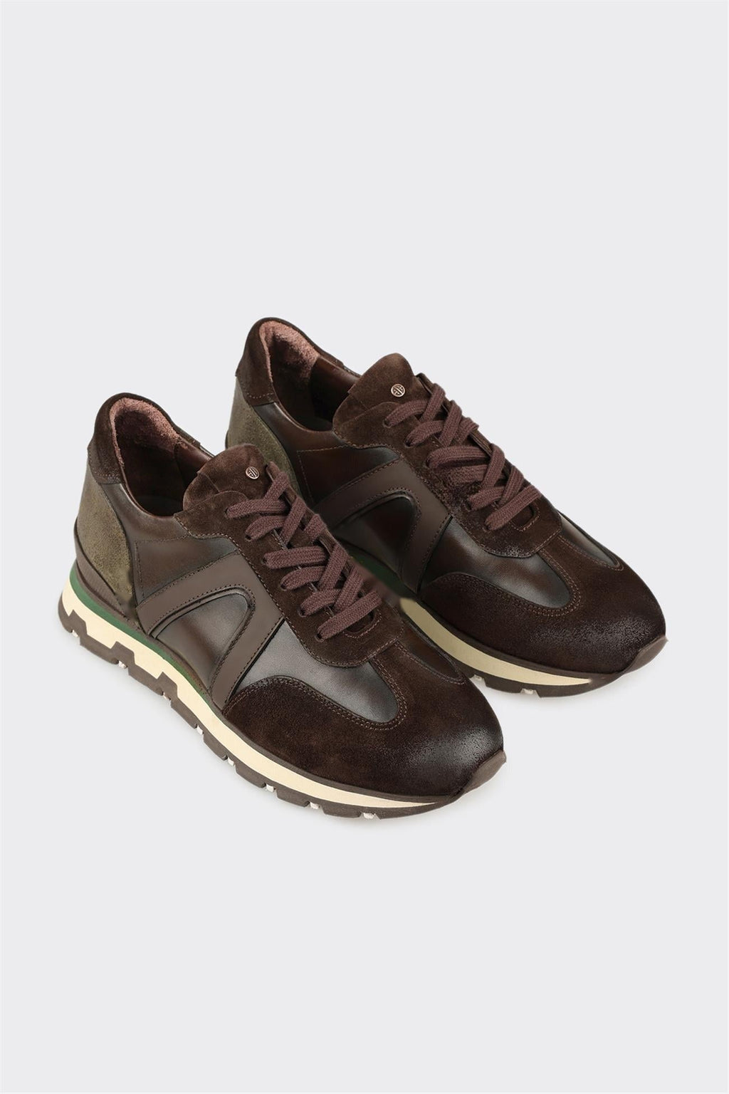 Brown Leather Men's Sneaker