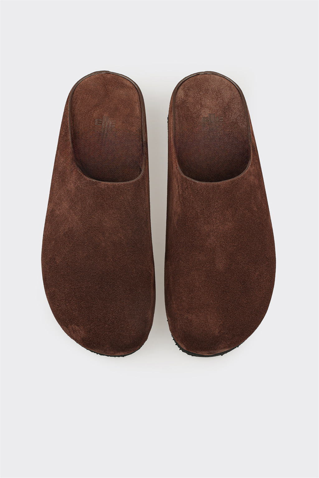 Brown Leather Men's Mule