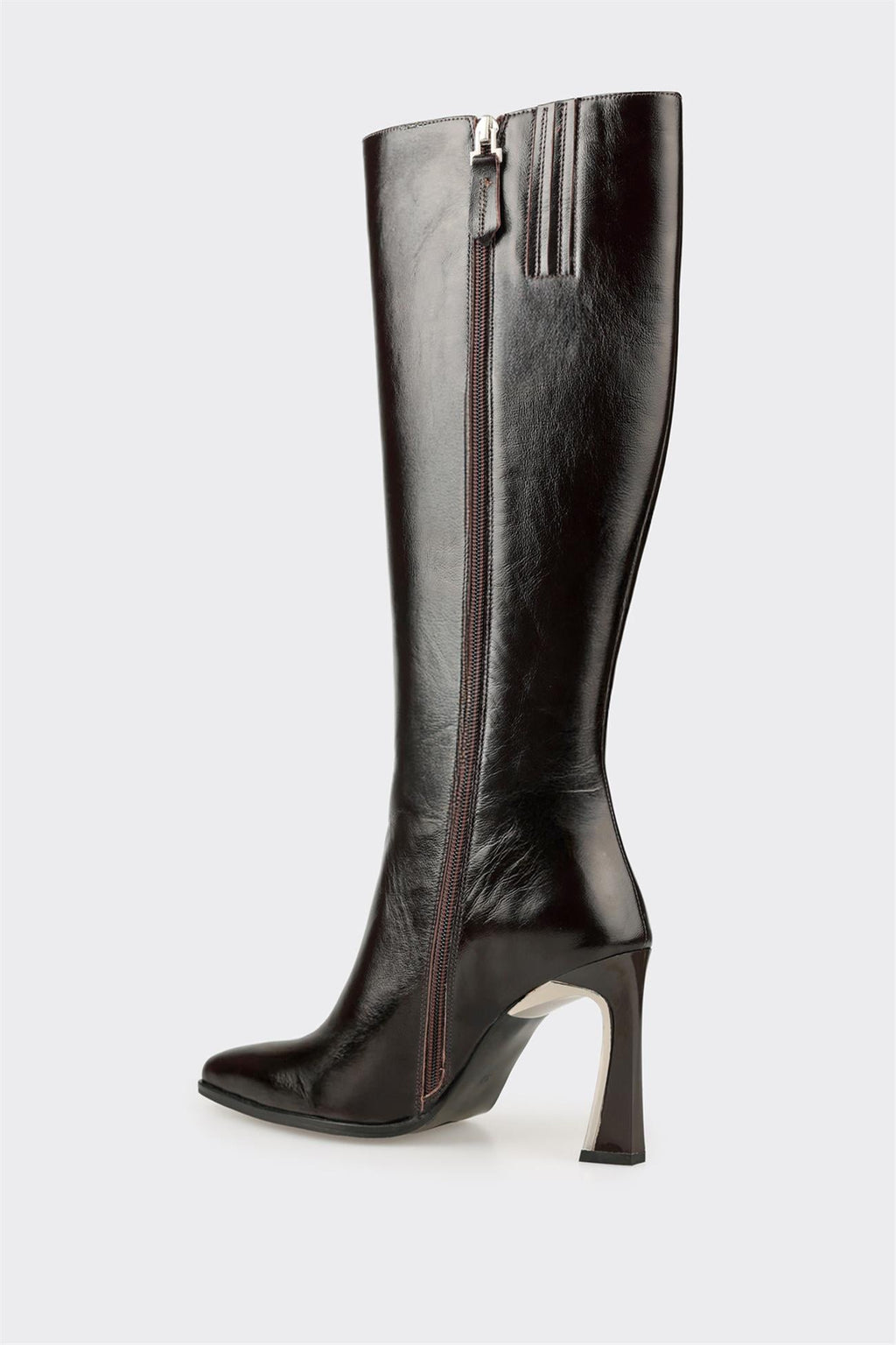 Brown Leather Women's Tall Boot