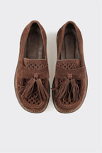 Brown Leather Women's Casual Shoe