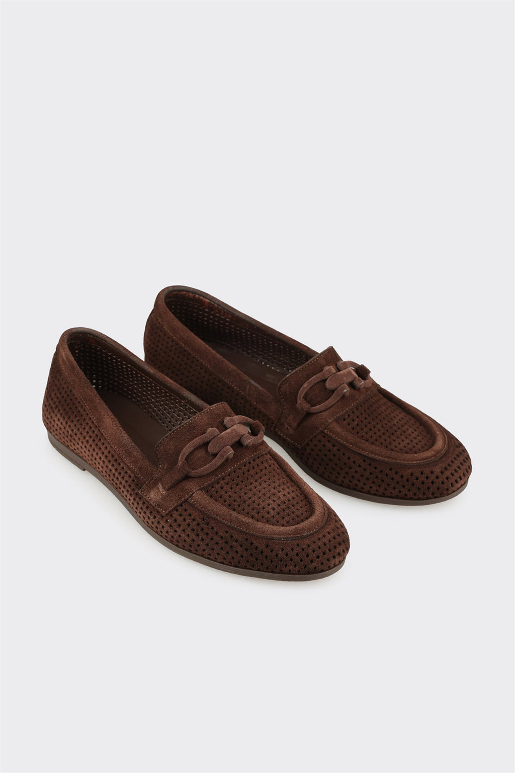 Brown Leather Women's Casual Shoe