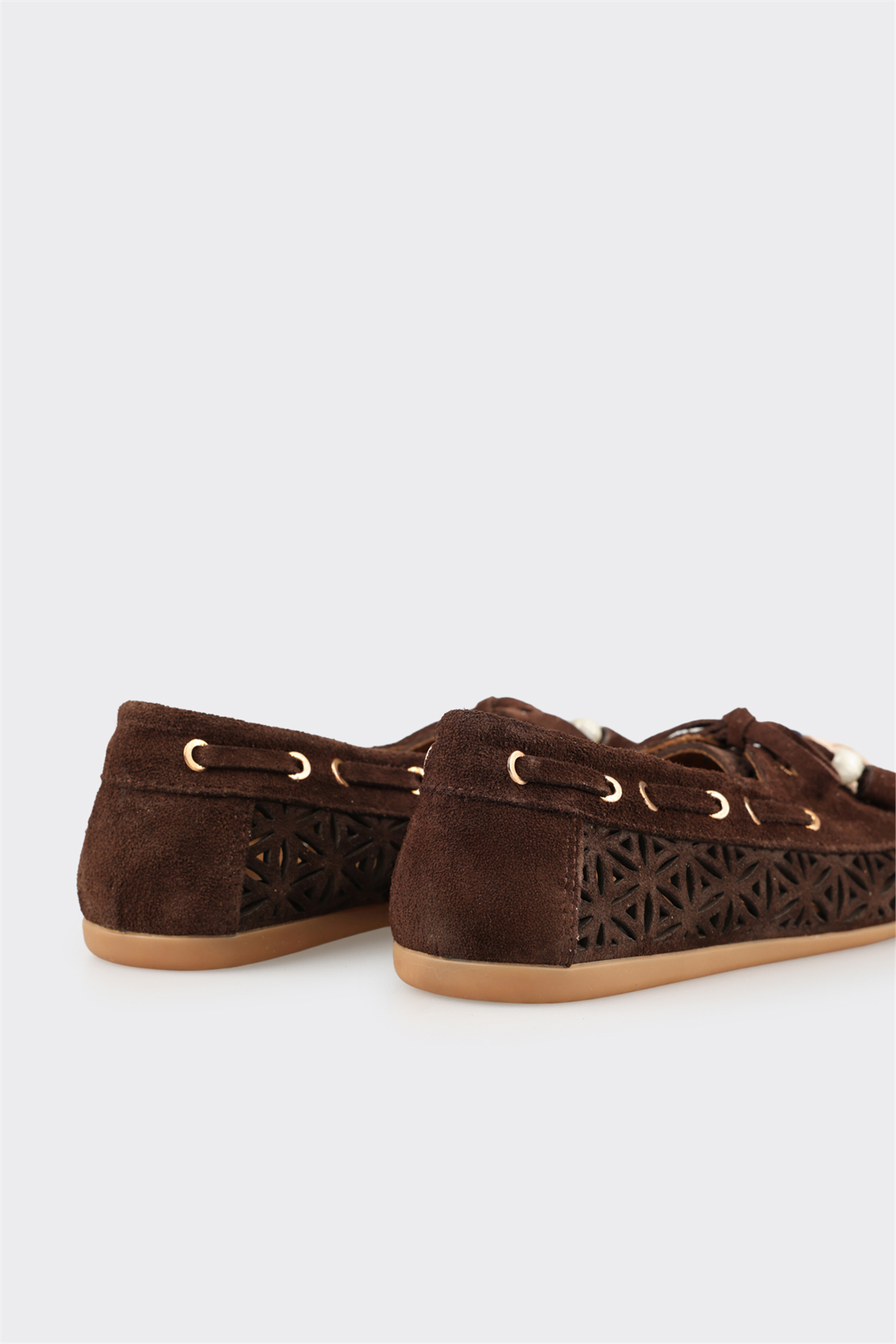Brown Leather Women's Casual Shoe