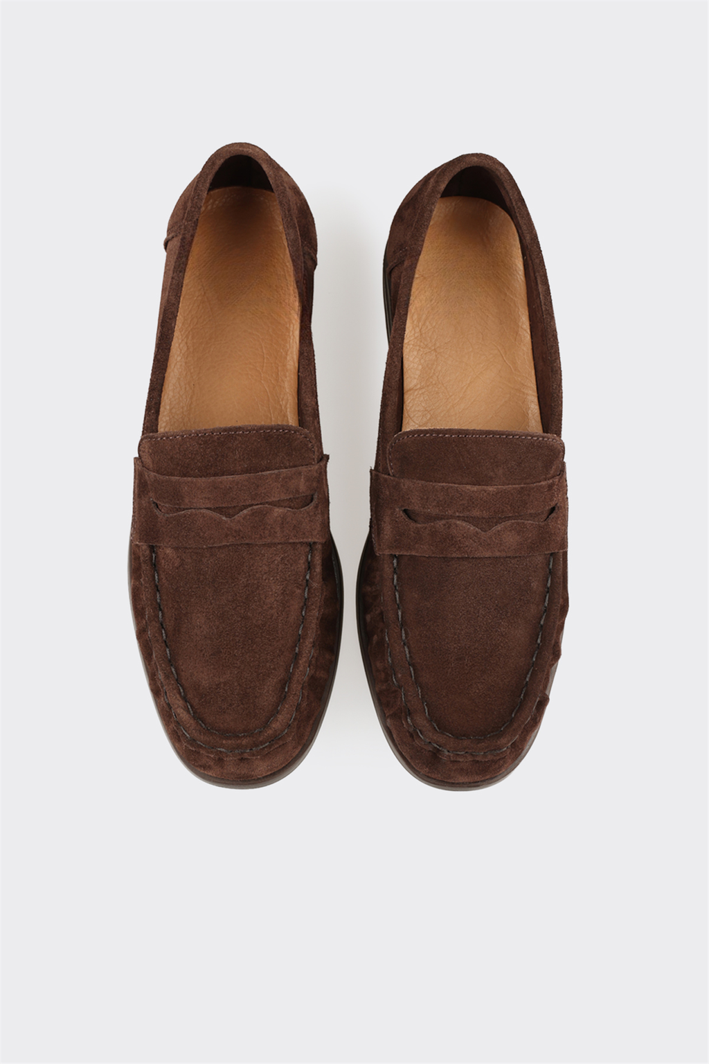 Brown Leather Women's Casual Shoe