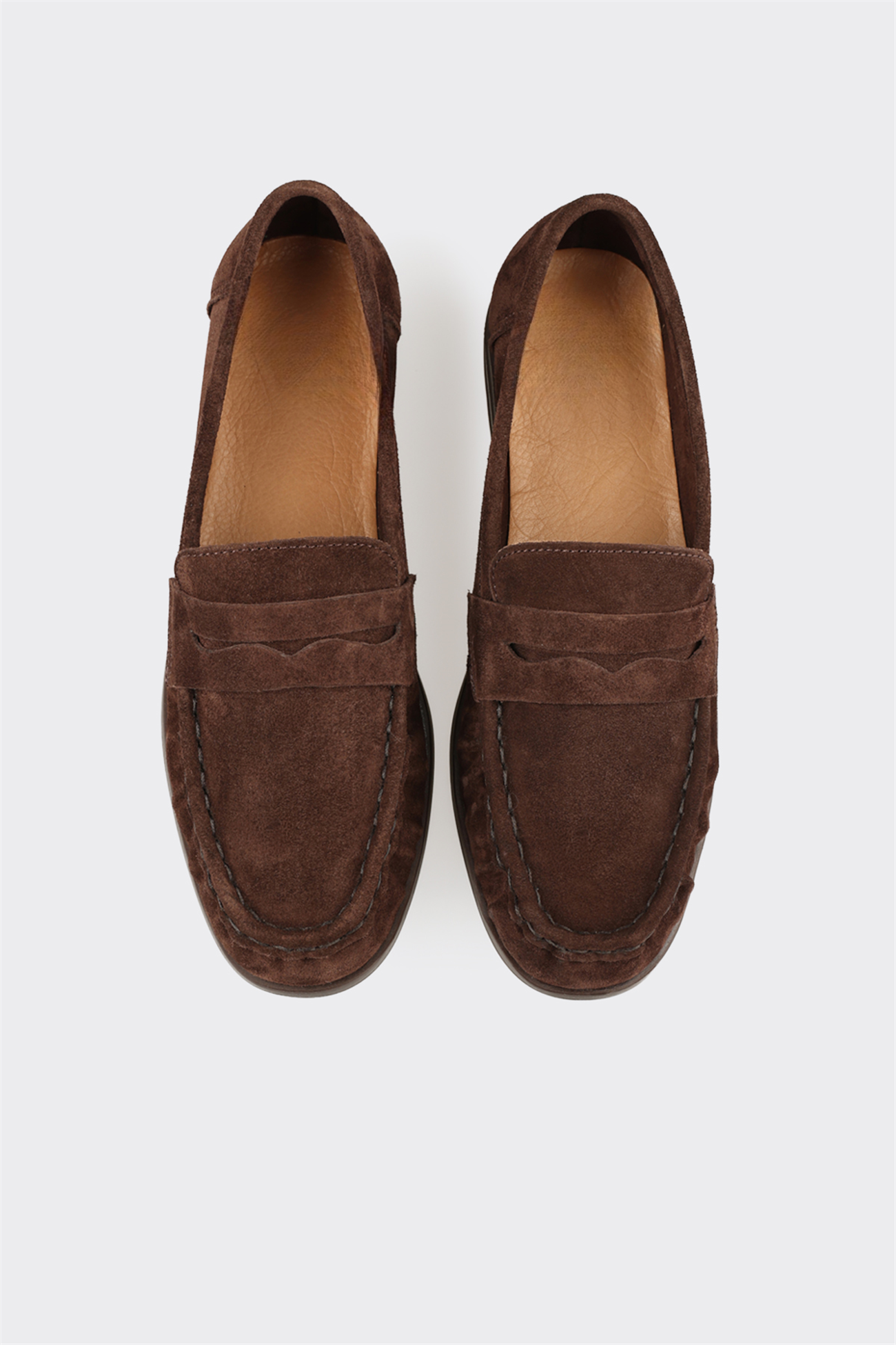 Brown Leather Women's Casual Shoe