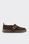 Brown Leather Women's Casual Shoe