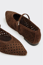 Brown Leather Women's Casual Shoe