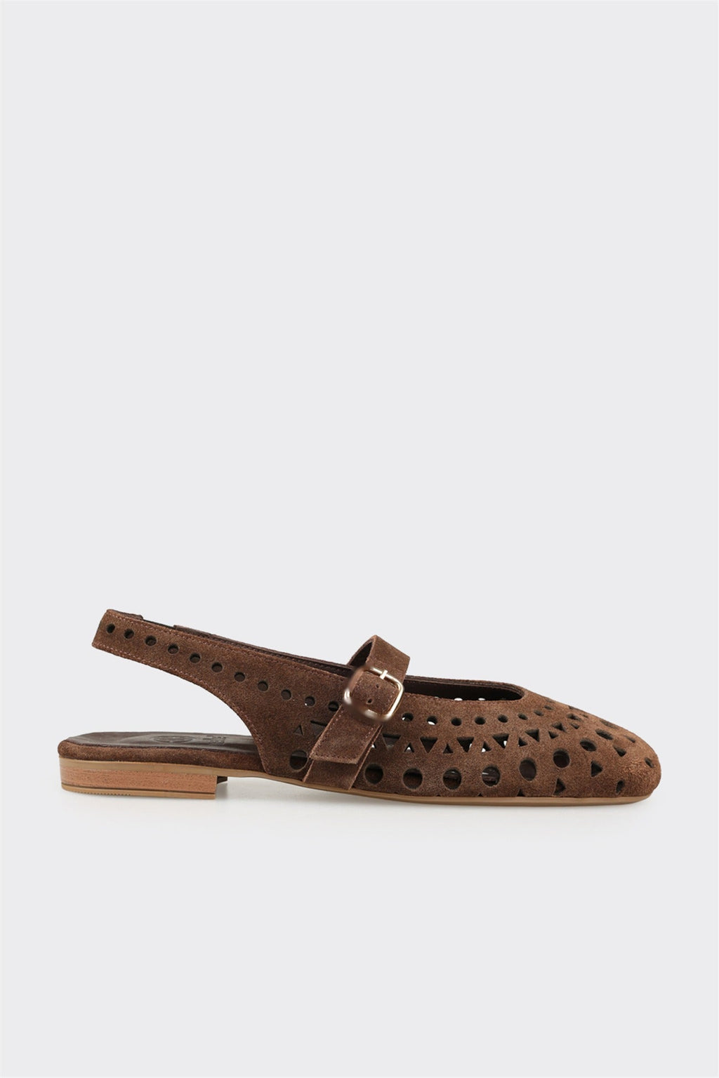 Brown Leather Women's Casual Shoe