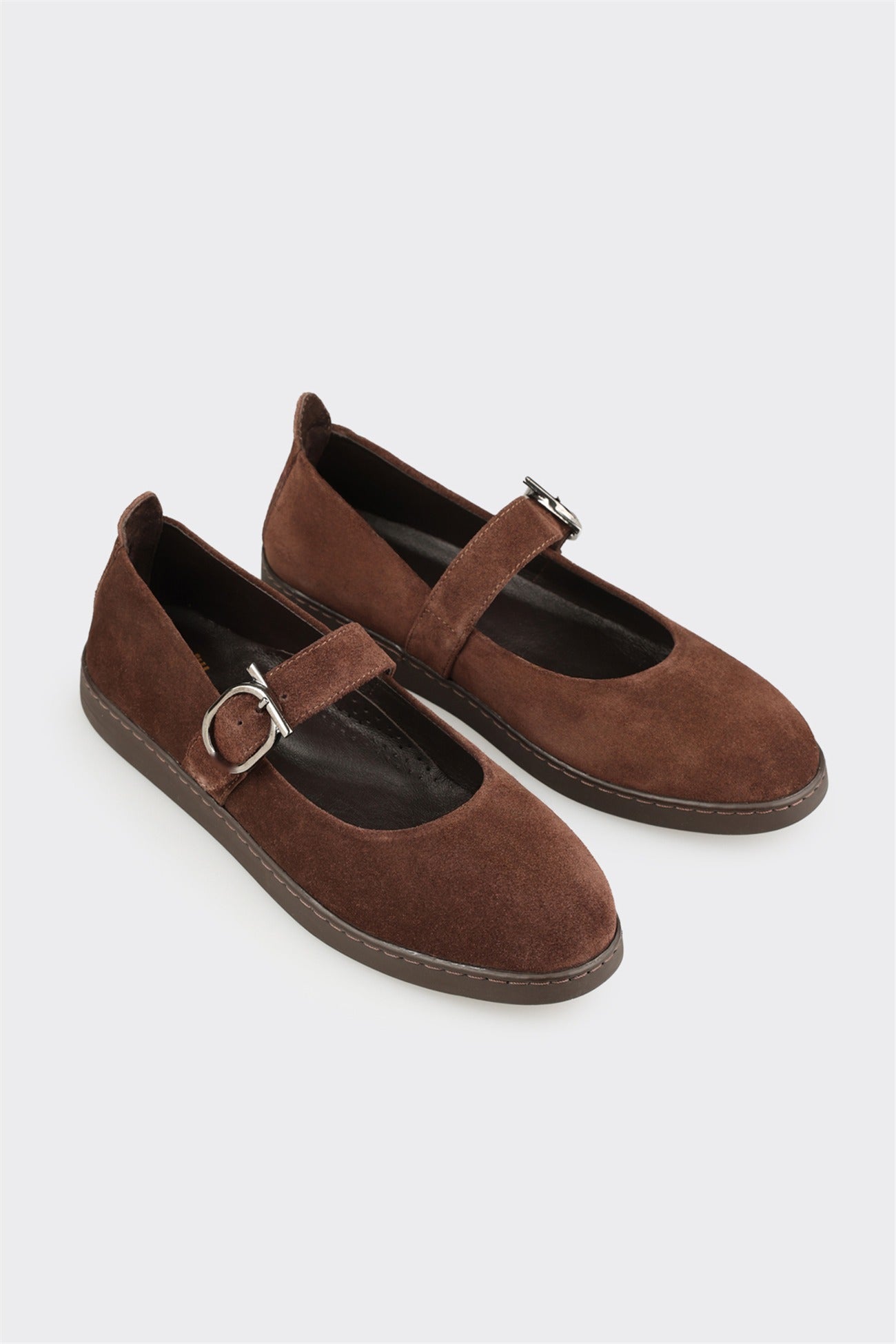 Brown Leather Women's Casual Shoe
