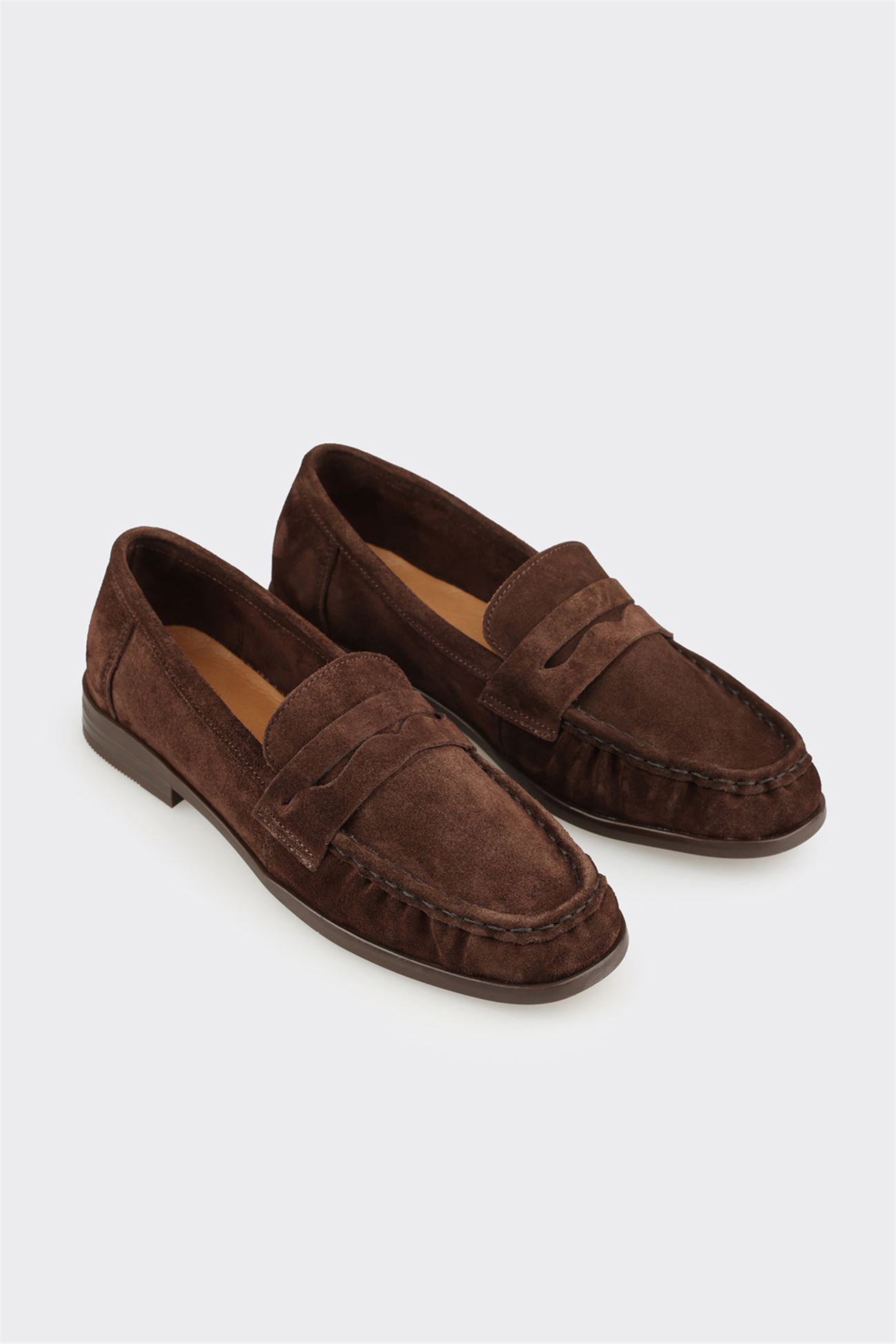 Brown Leather Women's Casual Shoe