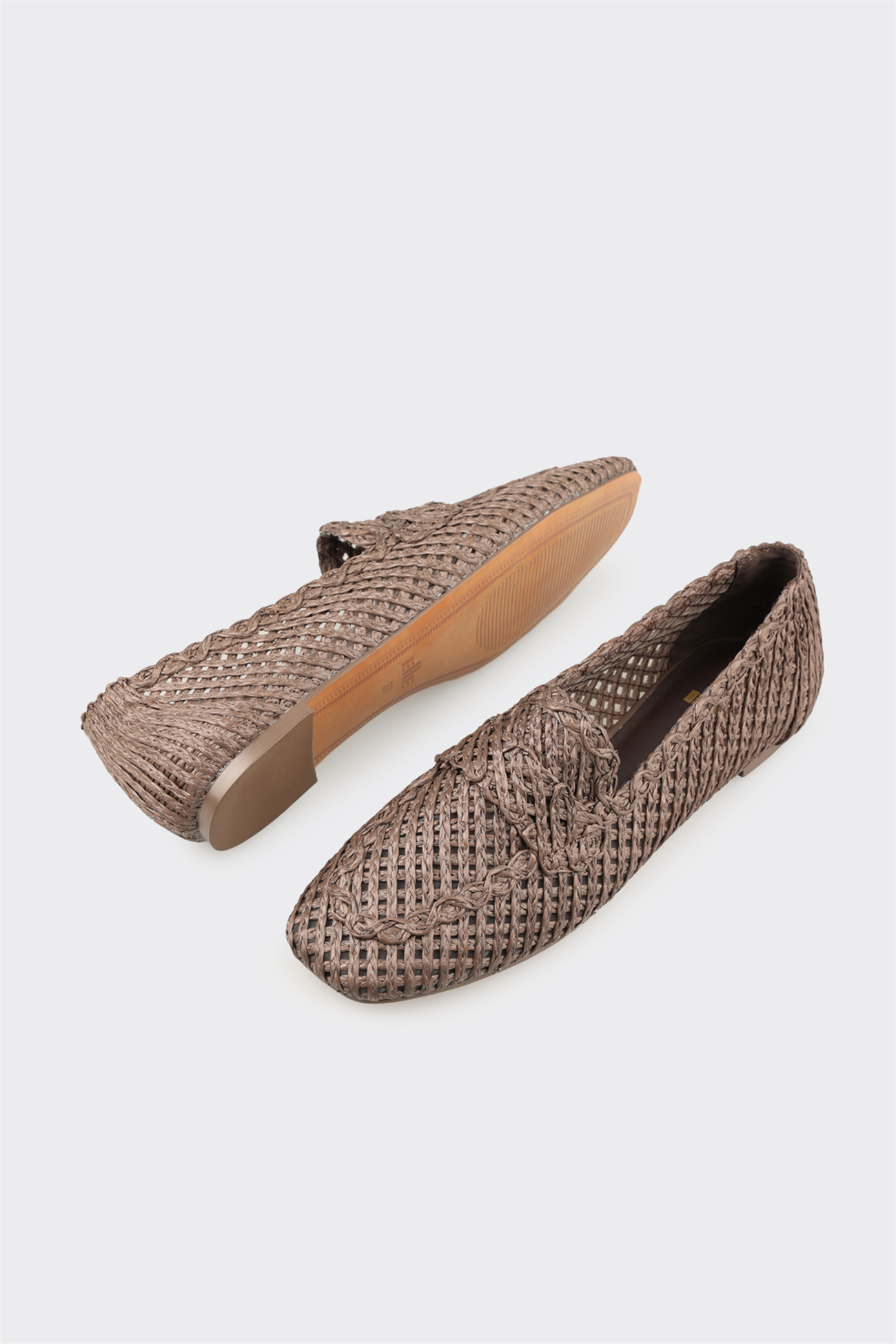 Brown Leather Women's Casual Shoe