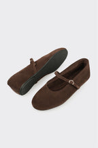 Brown Leather Women's Casual Shoe