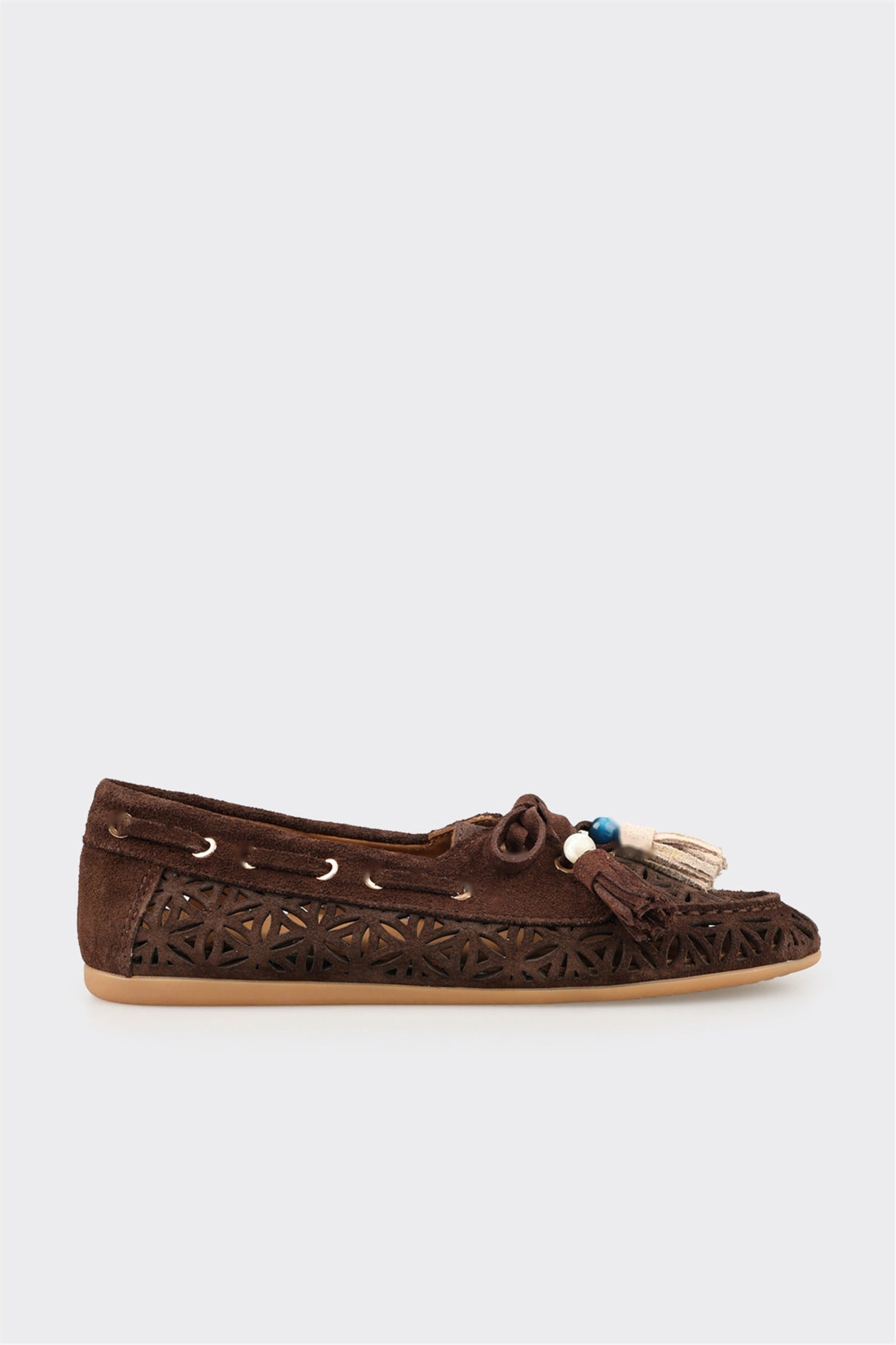 Brown Leather Women's Casual Shoe