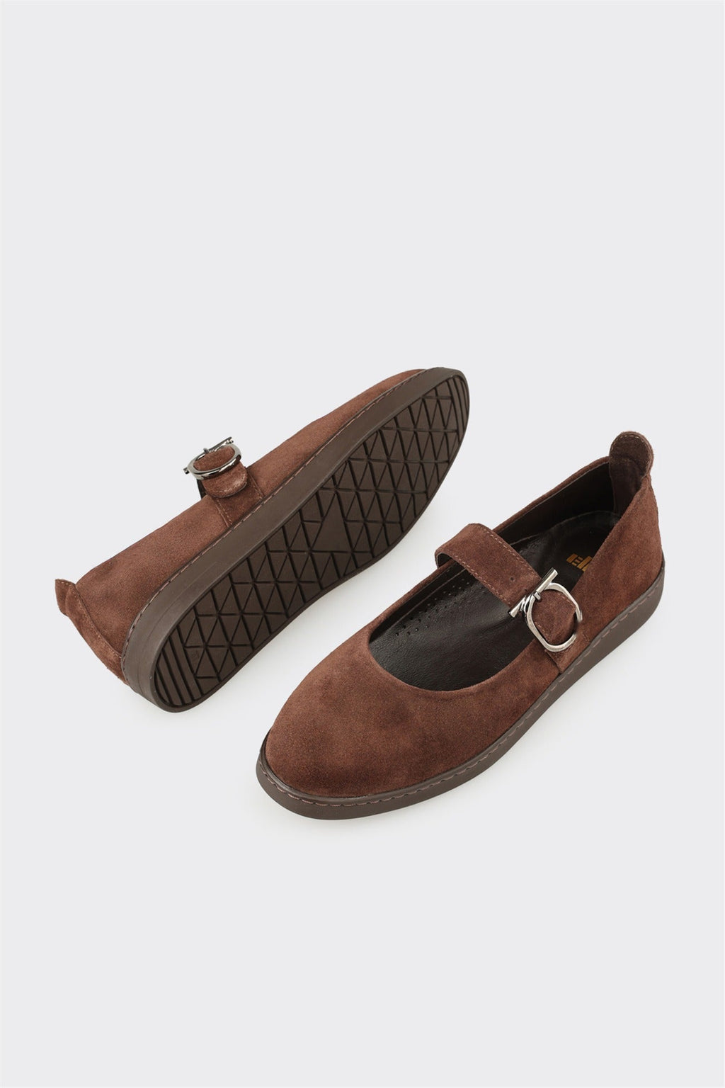 Brown Leather Women's Casual Shoe