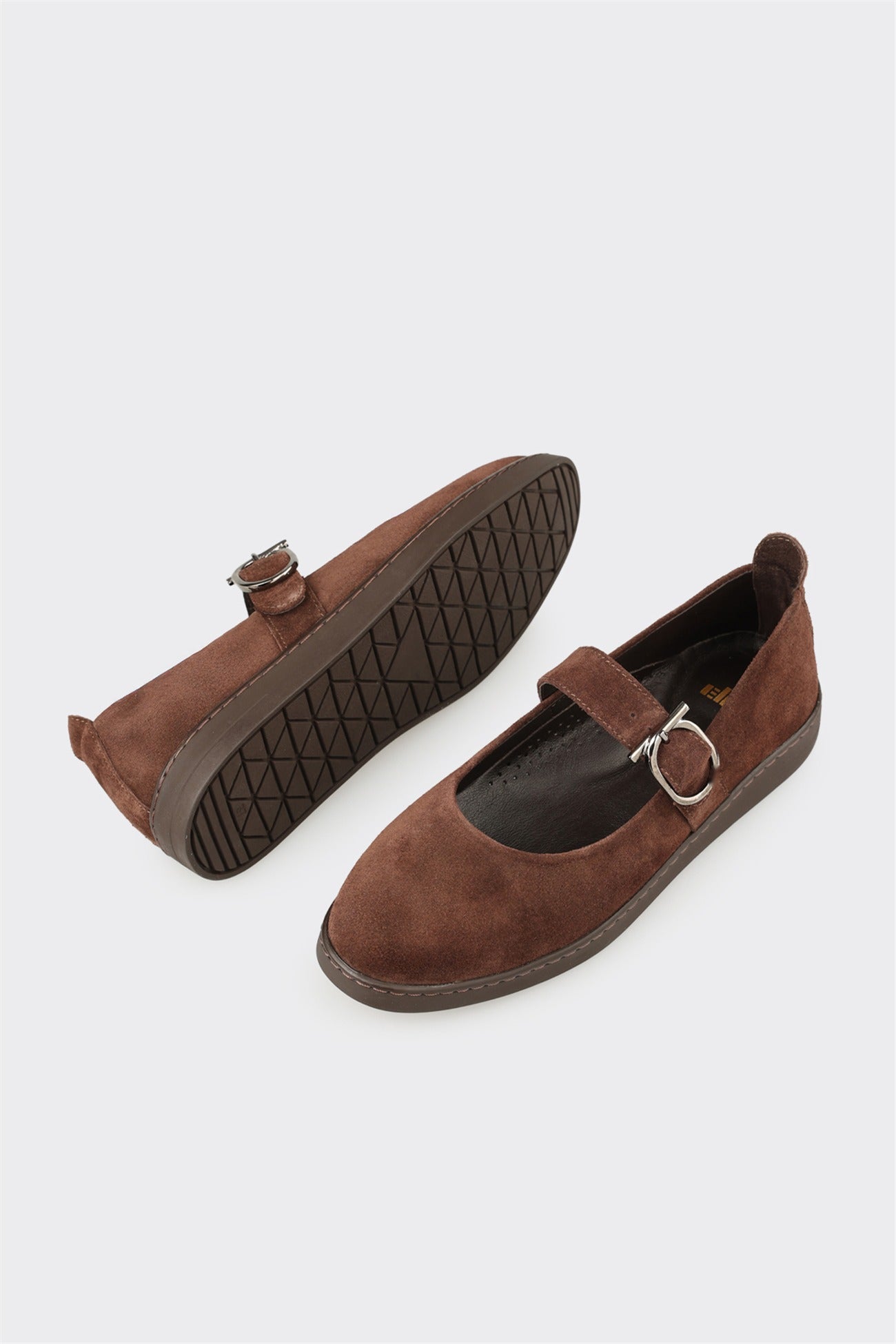 Brown Leather Women's Casual Shoe