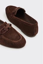 Brown Leather Women's Casual Shoe