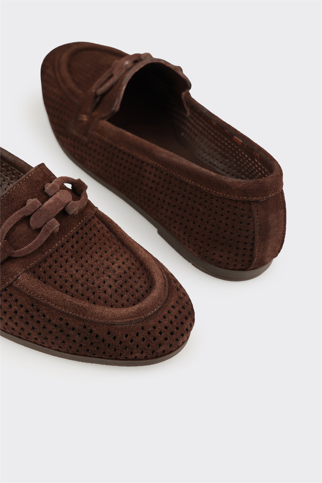 Brown Leather Women's Casual Shoe