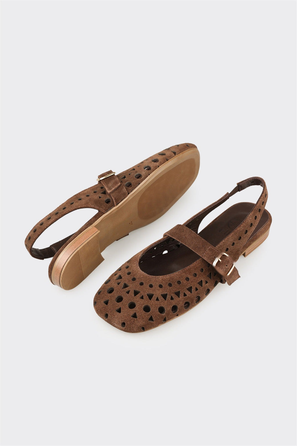 Brown Leather Women's Casual Shoe