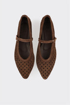 Brown Leather Women's Casual Shoe