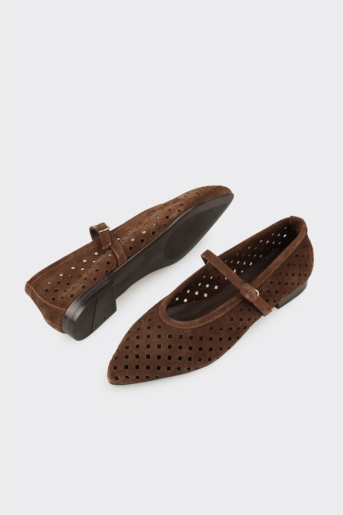 Brown Leather Women's Casual Shoe