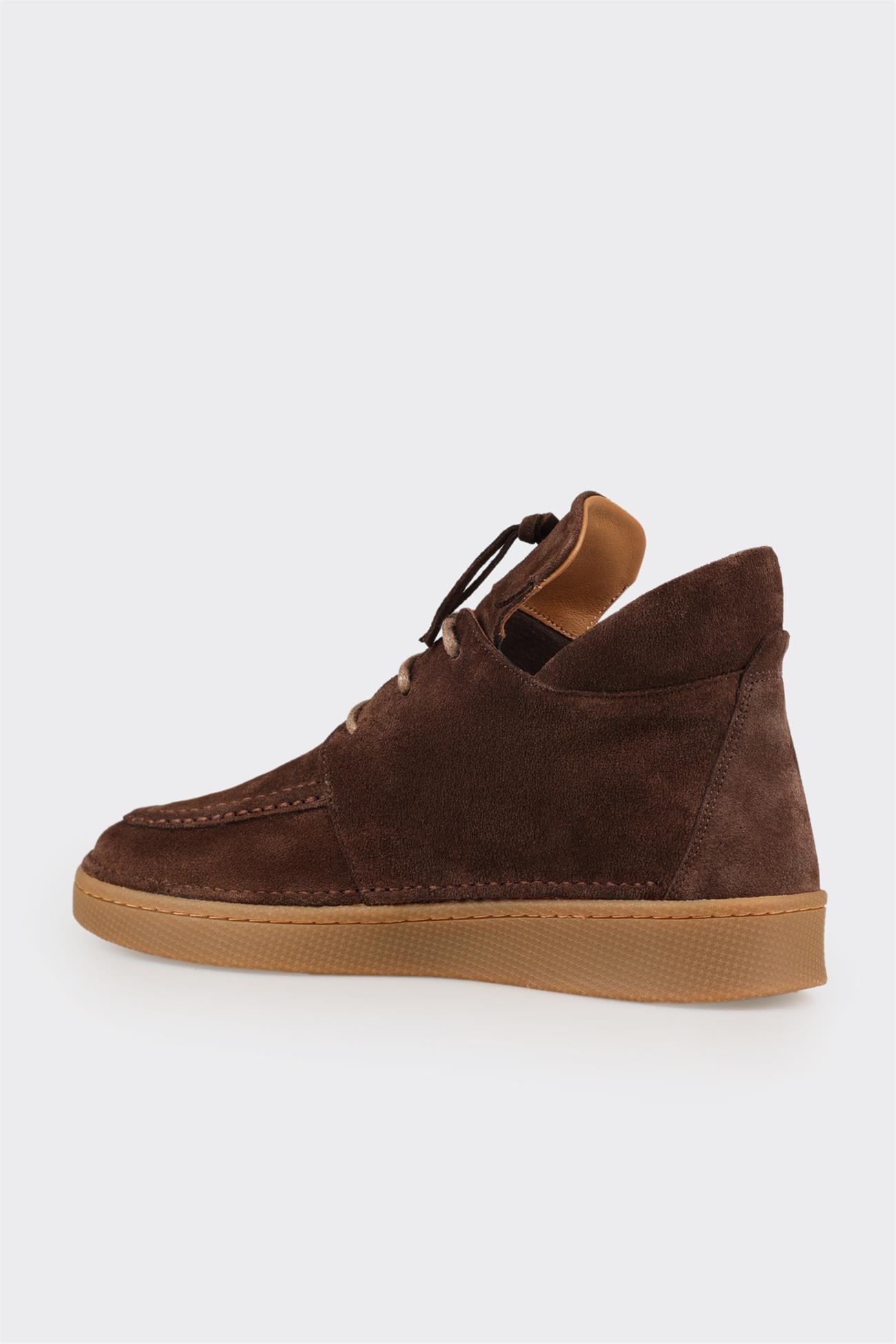 Brown Leather Women's Casual Boot