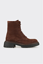 Brown Leather Women's Casual Boot