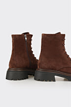 Brown Leather Women's Casual Boot