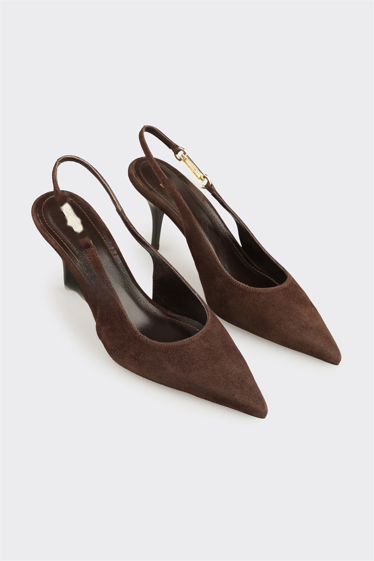 Brown Leather Women's Classic Shoe