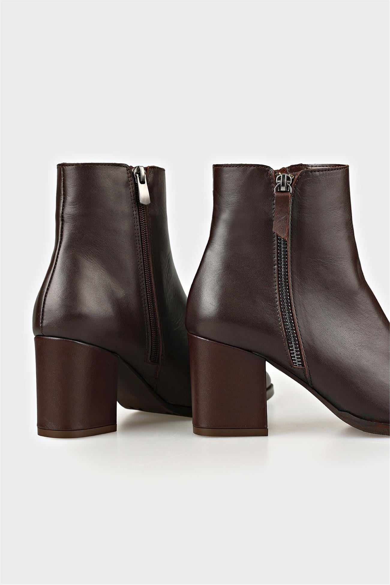 Brown Leather Women's Classic Boot