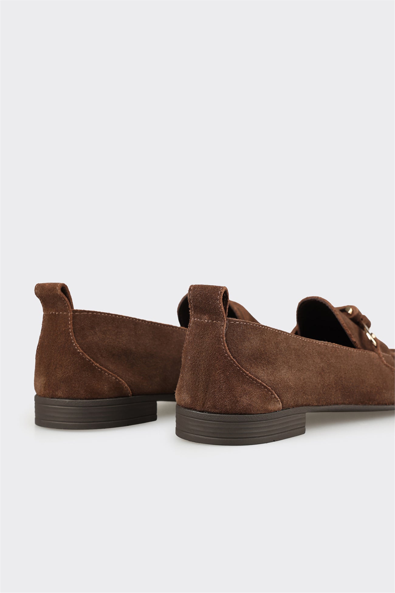 Brown Leather Women's Loafer