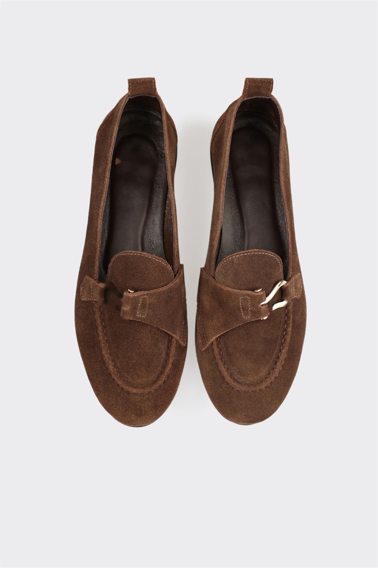 Brown Leather Women's Loafer