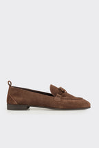 Brown Leather Women's Loafer