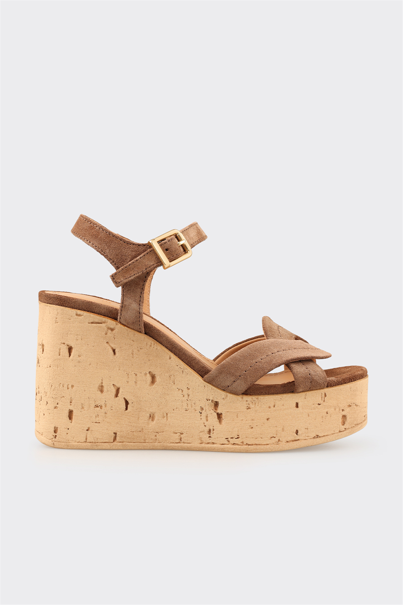 Brown Leather Women's Sandal