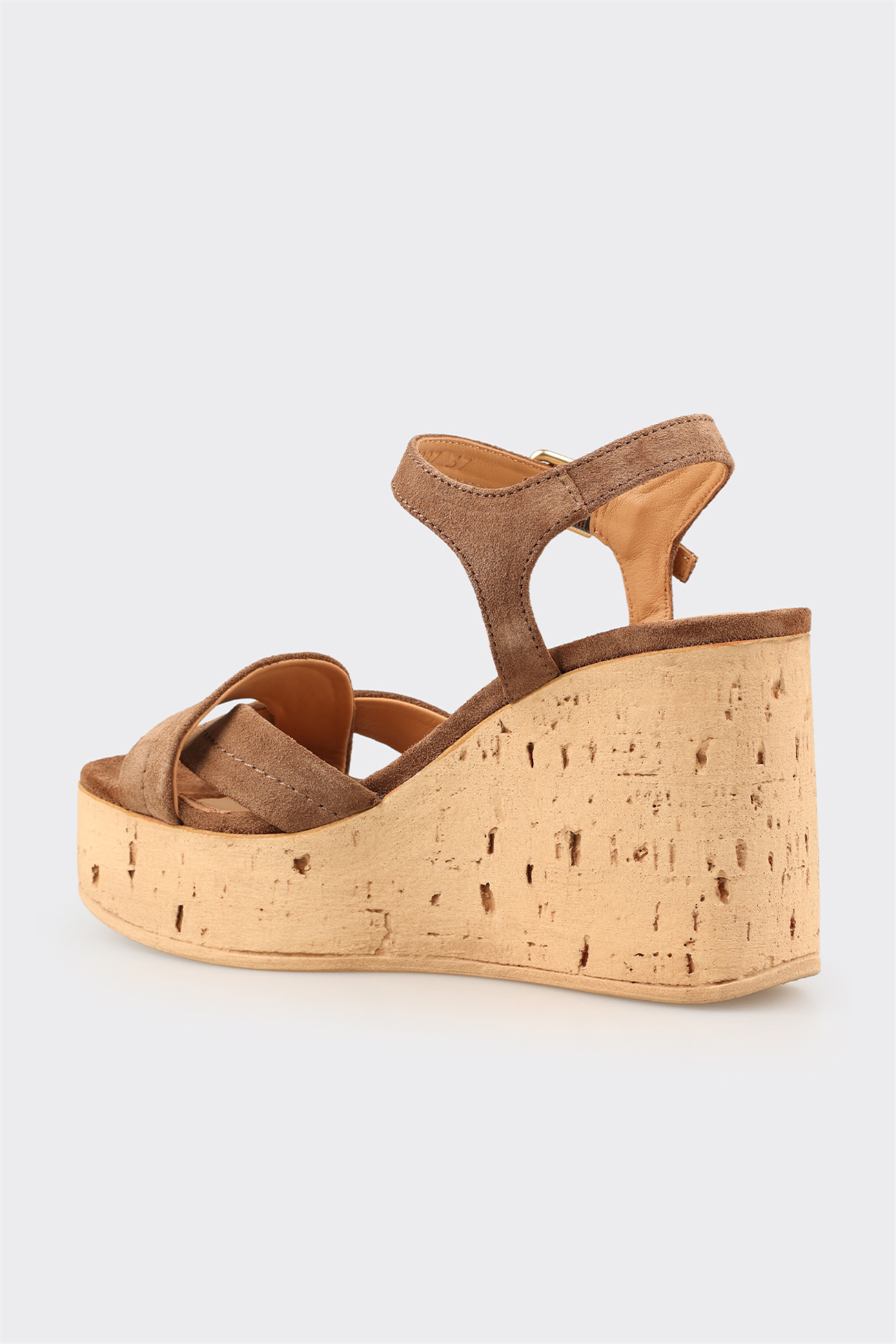 Brown Leather Women's Sandal