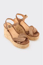Brown Leather Women's Sandal