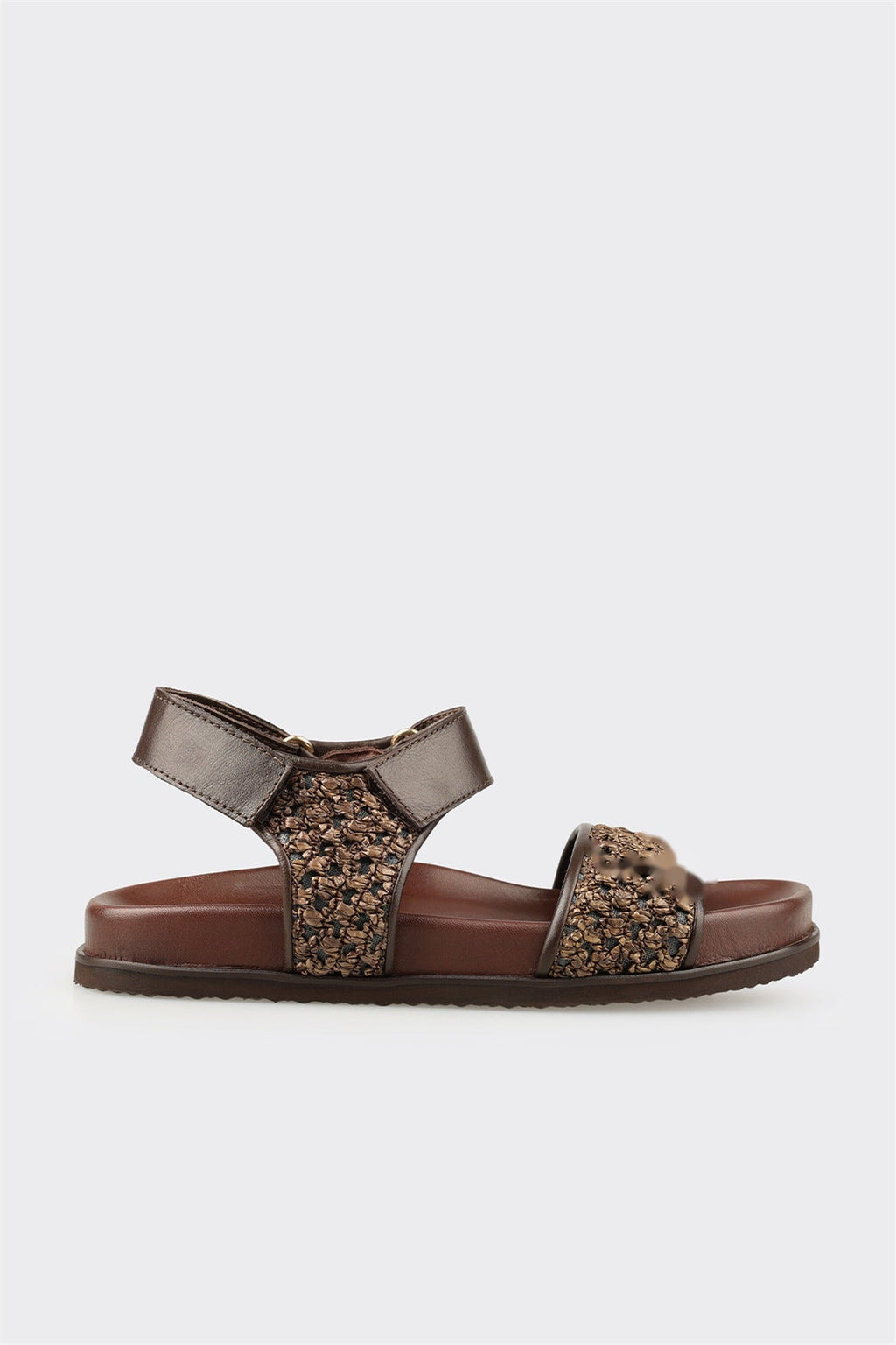 Brown Leather Women's Sandal