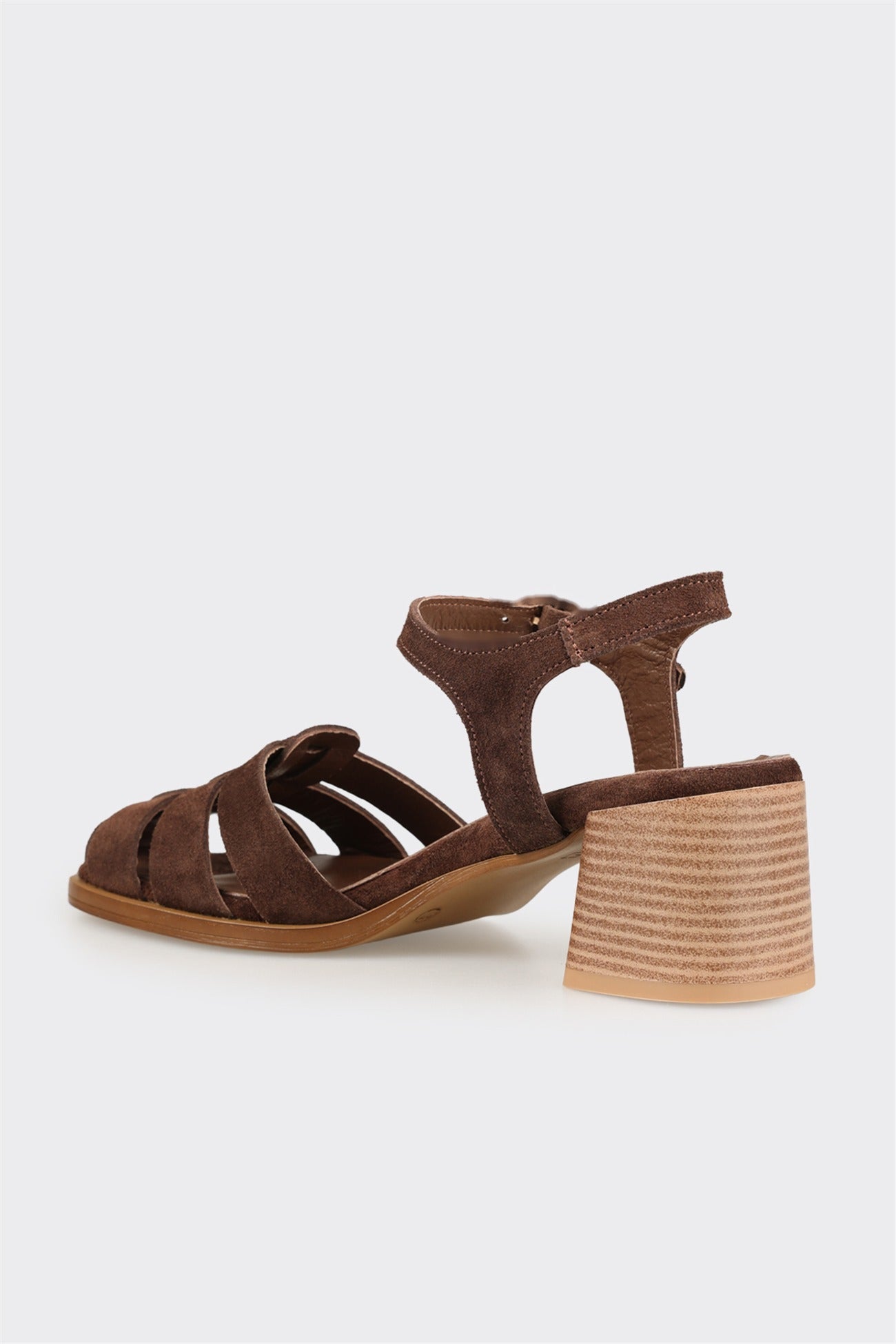 Brown Leather Women's Sandal