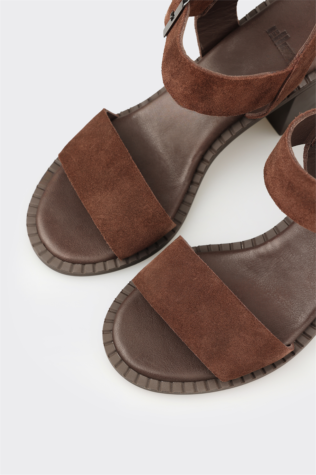Brown Leather Women's Sandal
