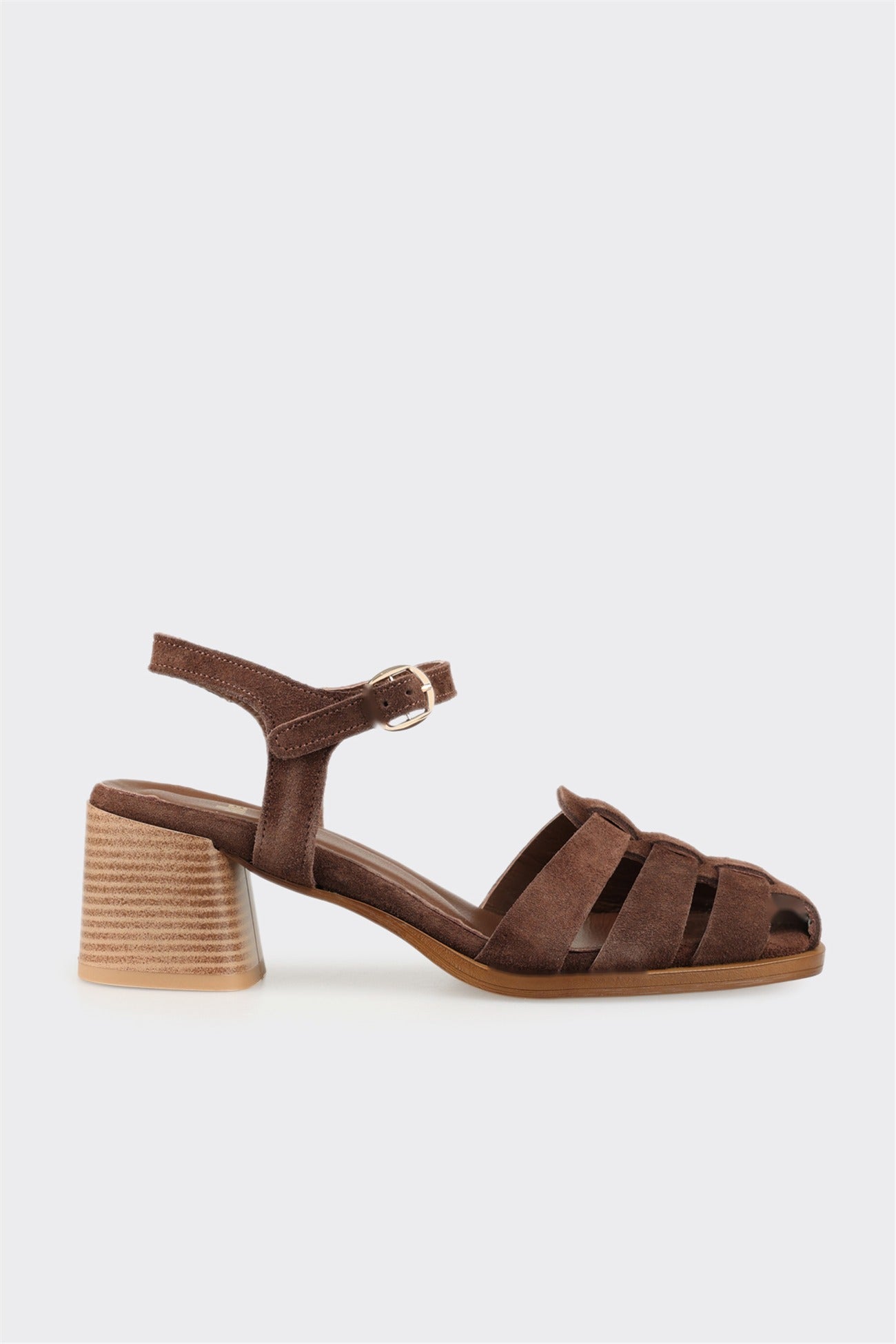 Brown Leather Women's Sandal
