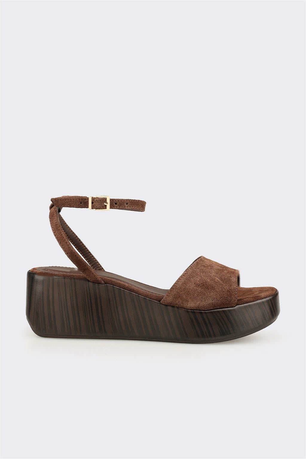 Brown Leather Women's Sandal