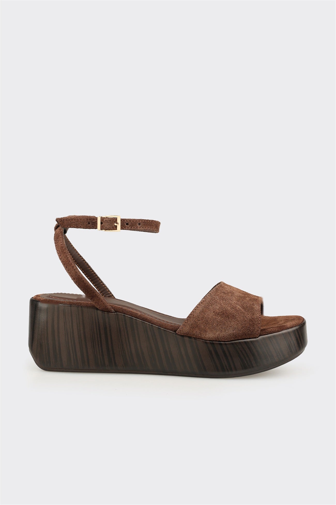 Brown Leather Women's Sandal