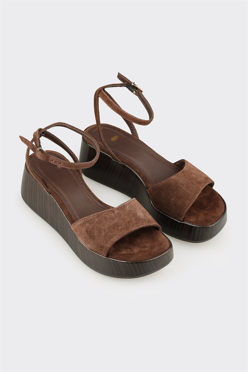 Brown Leather Women's Sandal