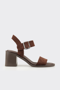 Brown Leather Women's Sandal